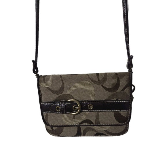 Wallet Crossbody Purse, Brown & Tan - Picture 1 of 6